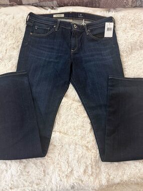 AG Adriano Goldschmied Dark Indigo Slim Jeans
